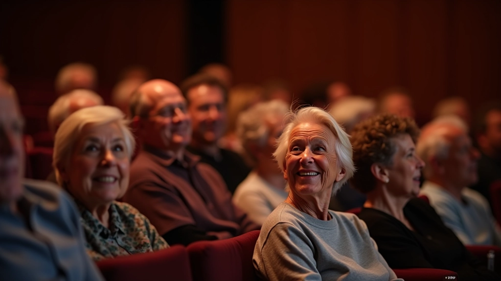 People enjoying music performance at cultural venue in Pärnu
