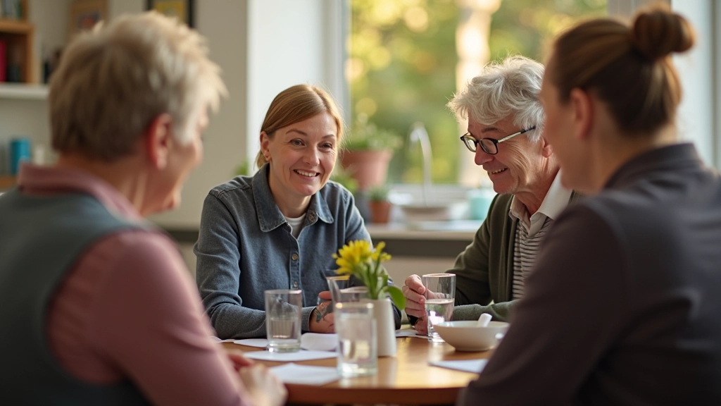 Community members engaged in volunteer work or social activities in Pärnu