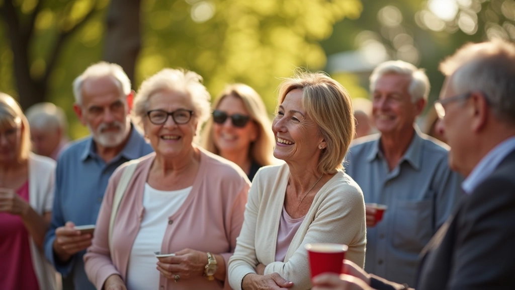 Community volunteers and seniors gathering at cultural event in Pärnu